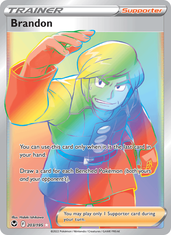 Brandon - Silver Tempest 203 - Pokemon trading card