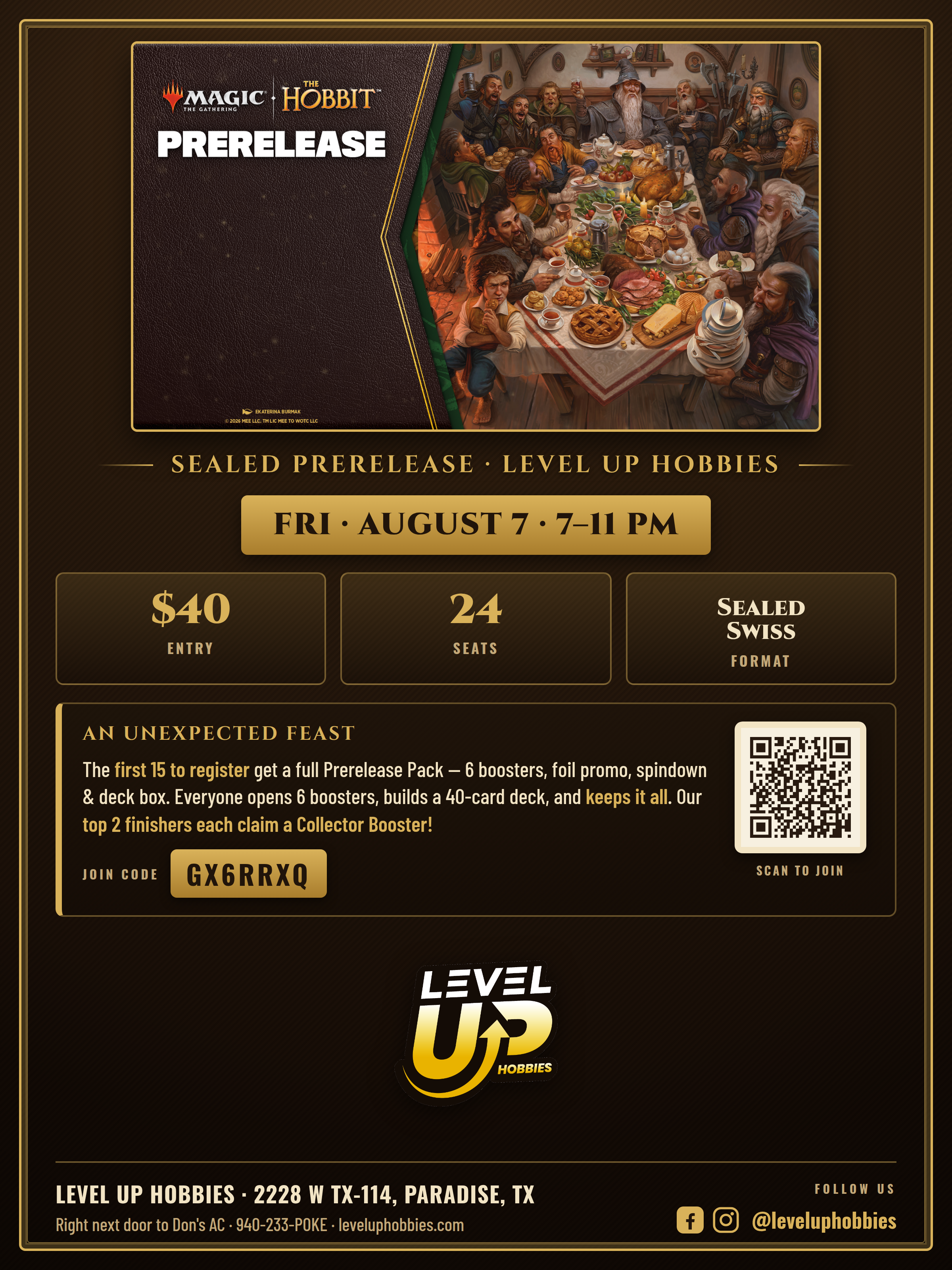 MTG - The Hobbit Prerelease Event