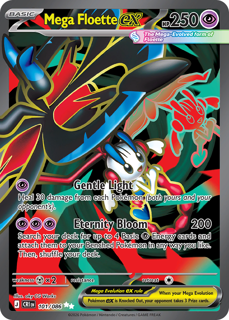 Mega Floette ex (Chaos Rising) 101