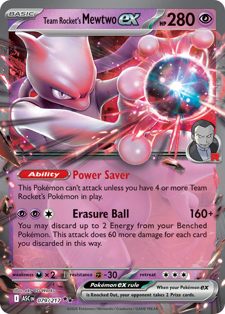 Team Rocket's Mewtwo ex (Ascended Heroes) #79