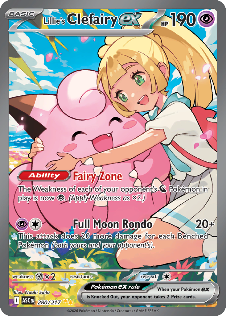 Lillie's Clefairy ex (Ascended Heroes) 280