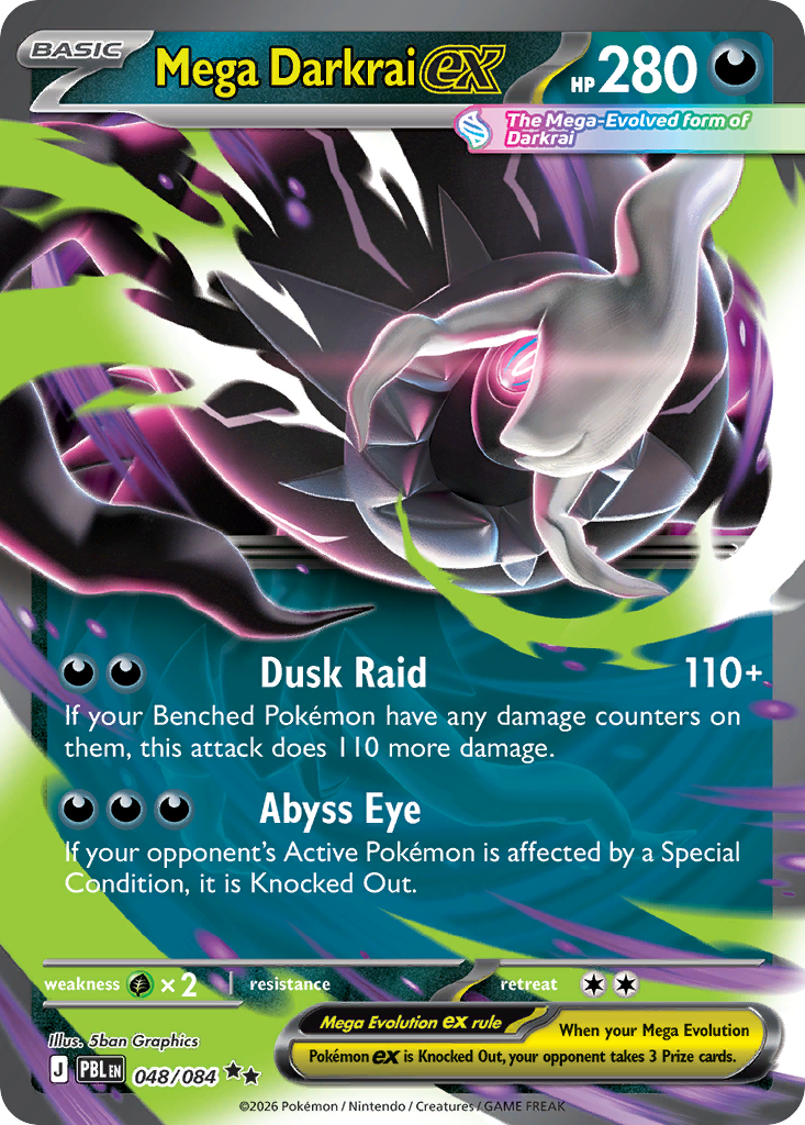 Mega Darkrai ex (Pitch Black) 48