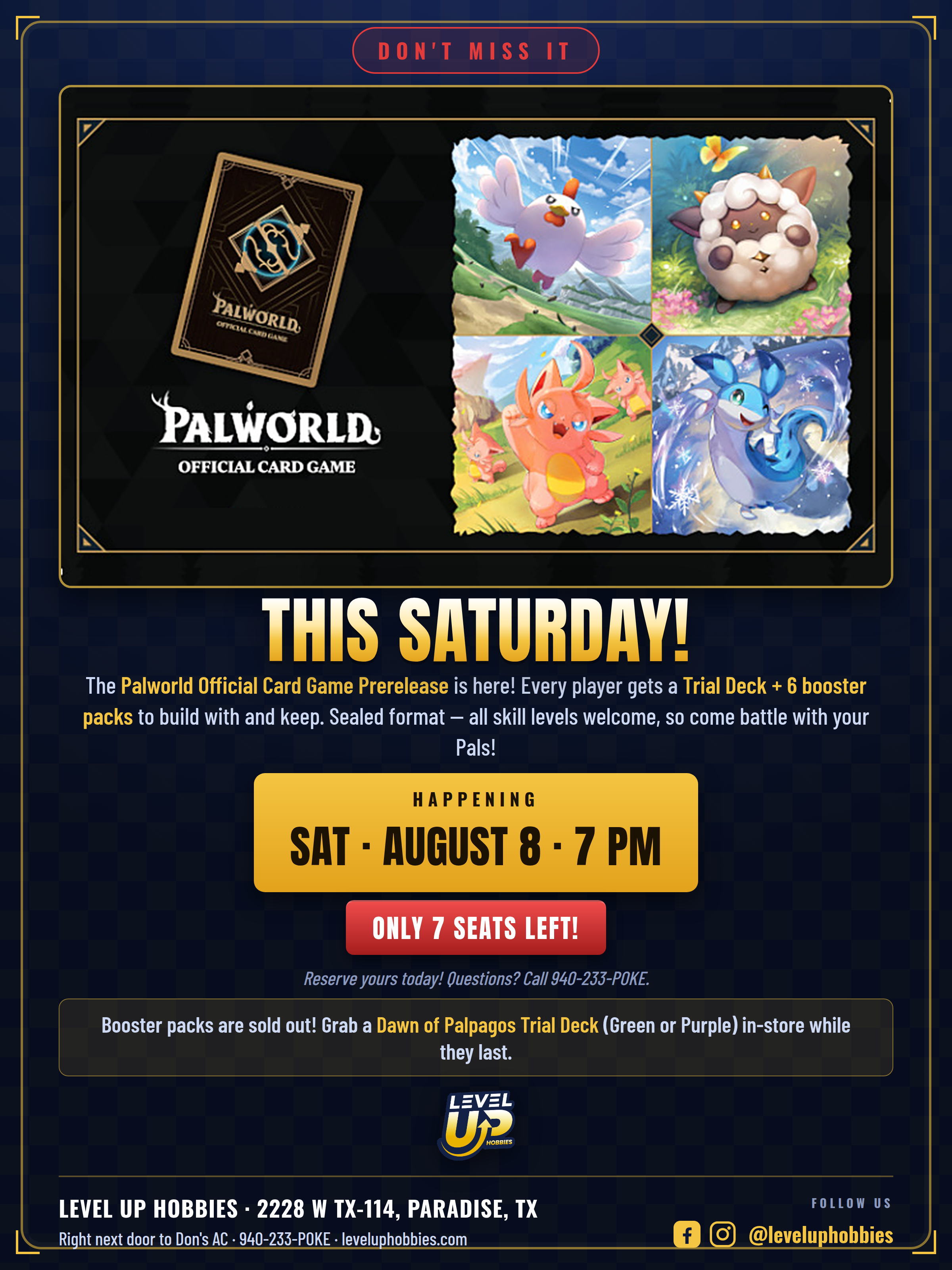 Palworld Pre-Release Event
