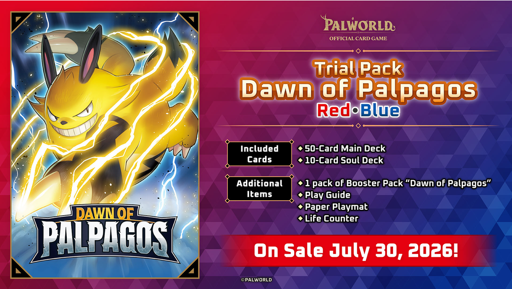 Palworld Dawn of Palpagos Trial Deck - Red/Blue 1st Edition