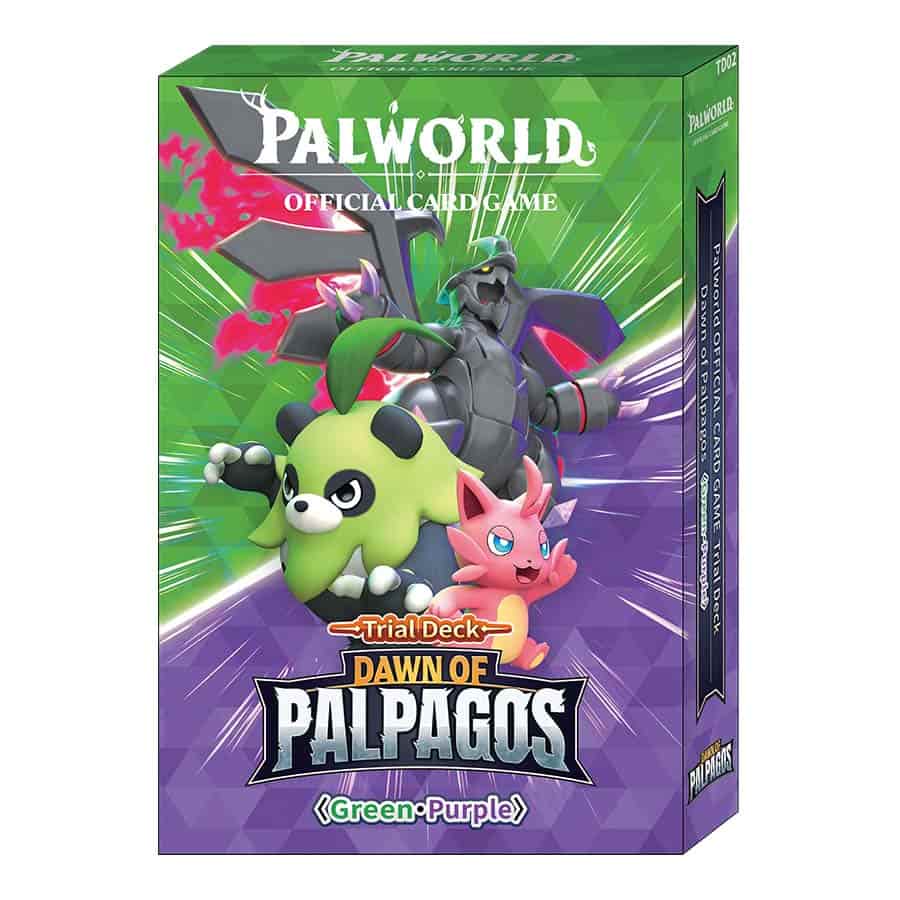 Palworld Dawn of Palpagos Trial Deck - Green/Purple 1st Edition