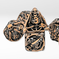 Nerd Gear The Necromancer's Coffin - 7pc Hollow Metal Dice Set